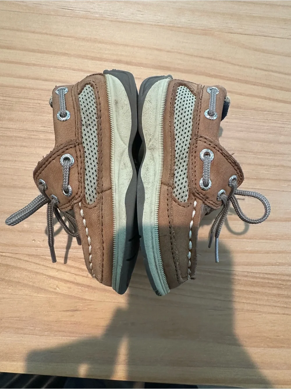 Kids Brown Boat Shoes